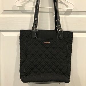 Vera Bradley Black Quilted Tote